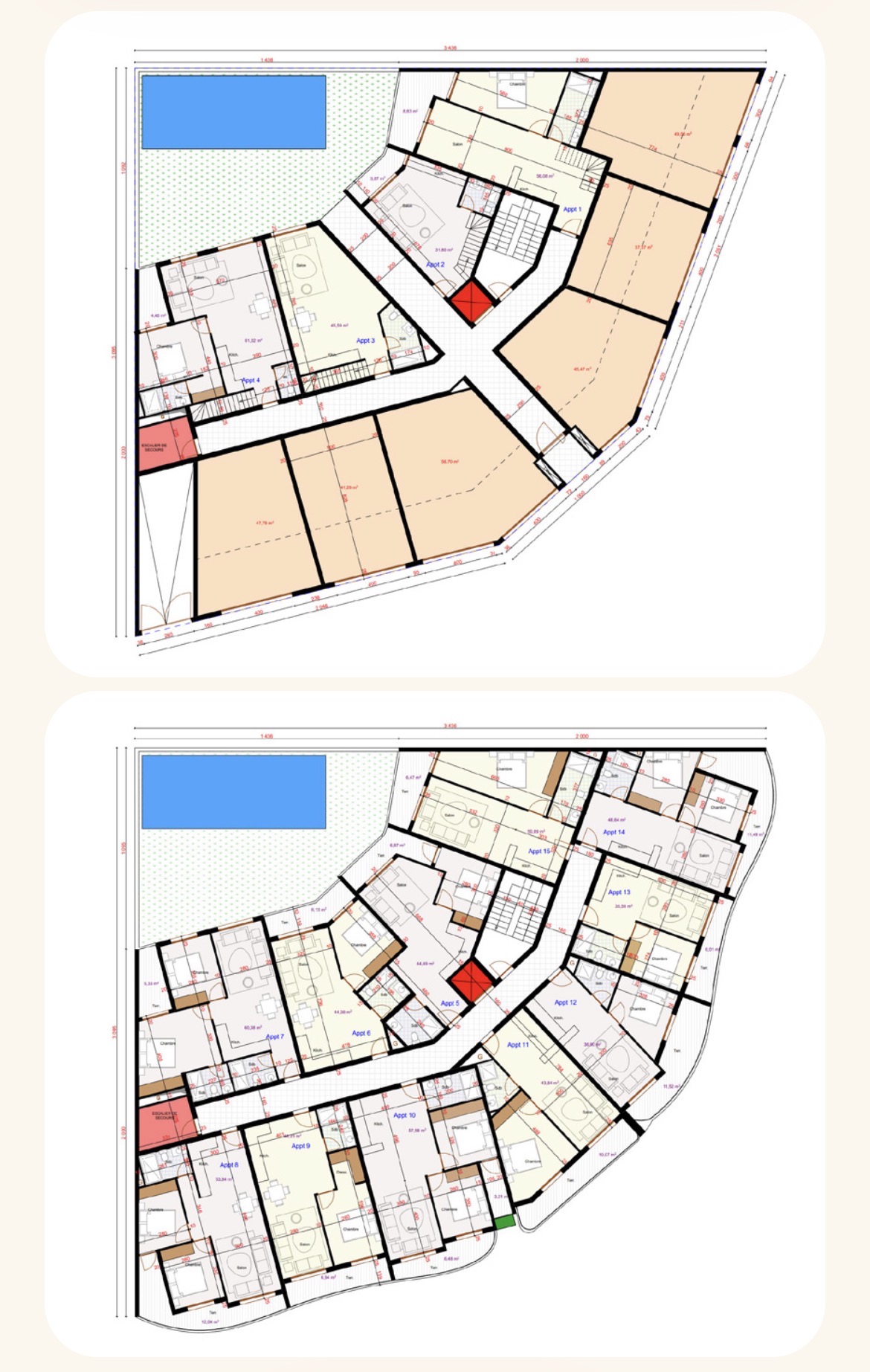 Plans DAVINCI RESIDENCE